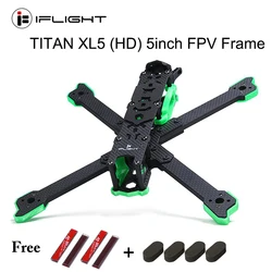 IFlight TITAN XL5 (HD) 250mm 5 pulgadas FPV freestyle marco con brazo de 6mm compatible XING 2208 para Dron de carreras FPV