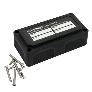 

Heavy Duty Bus-Bar Terminal Board 300A with M8 M10 Power Terminals Studs