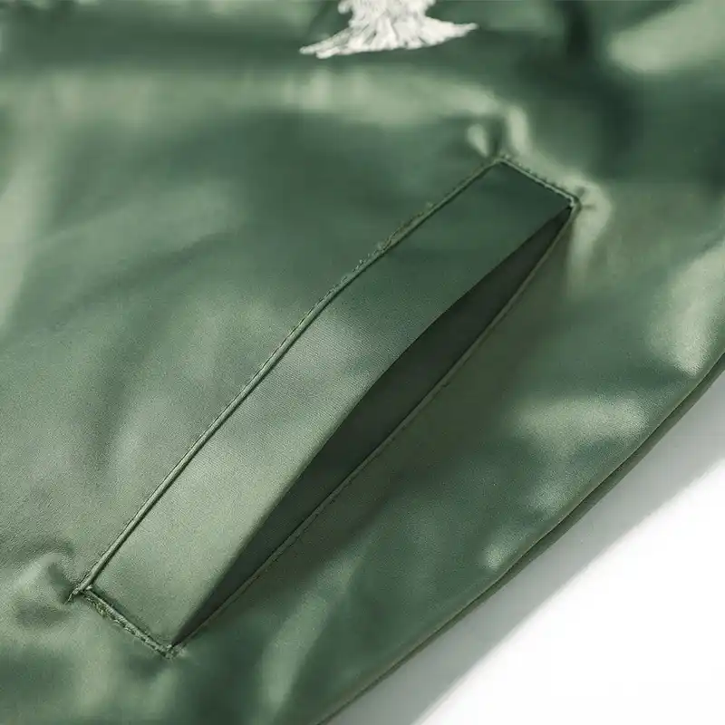 メンズ刺繍ドラゴングリーンジャケット中国風コート ジャケット Aliexpress