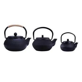 

50ml/300ml Mini Cast Iron Kettle Teapot Tea Set