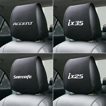 Аксессуары для интерьера, универсальный чехол на подголовник, Стильный чехол для автомобиля hyundai Elantra Tucson Sonata IX35 IX45 Verna Elantra Creta