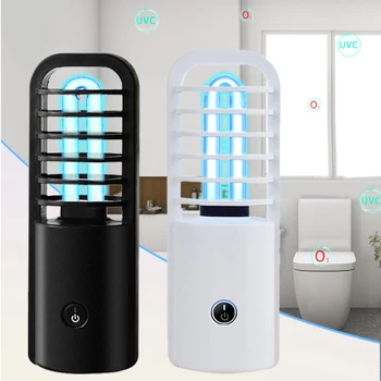 

USB Rechargeable Ultraviolet Lamps UV Sterilizer Quartz Ozone UVC Lamp Sanitizer Disinfection Light Germicidal Bactericidal Lamp