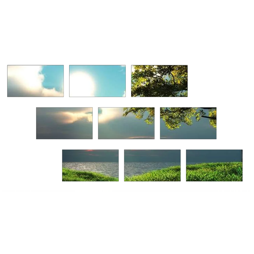 4K креативный настенный видеоконтроллер для 9 единиц, креативный настенный видеопроцессор, неправильный видеонастенный процессор