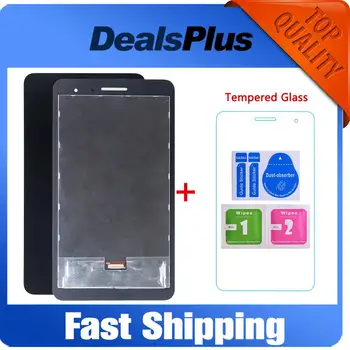 

Replacement New LCD Display + Touch Screen Assembly For Huawei Honor Play Mediapad T1-701 T1 701U T1-701U Black White 7-inch