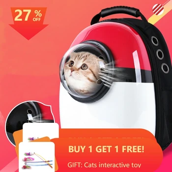 

Pet Dog Cat backpack Travel cat carrier Double Shoulder Bag Space Capsule Cat Backpack for Bag Small Pet Handbag Cat carrying