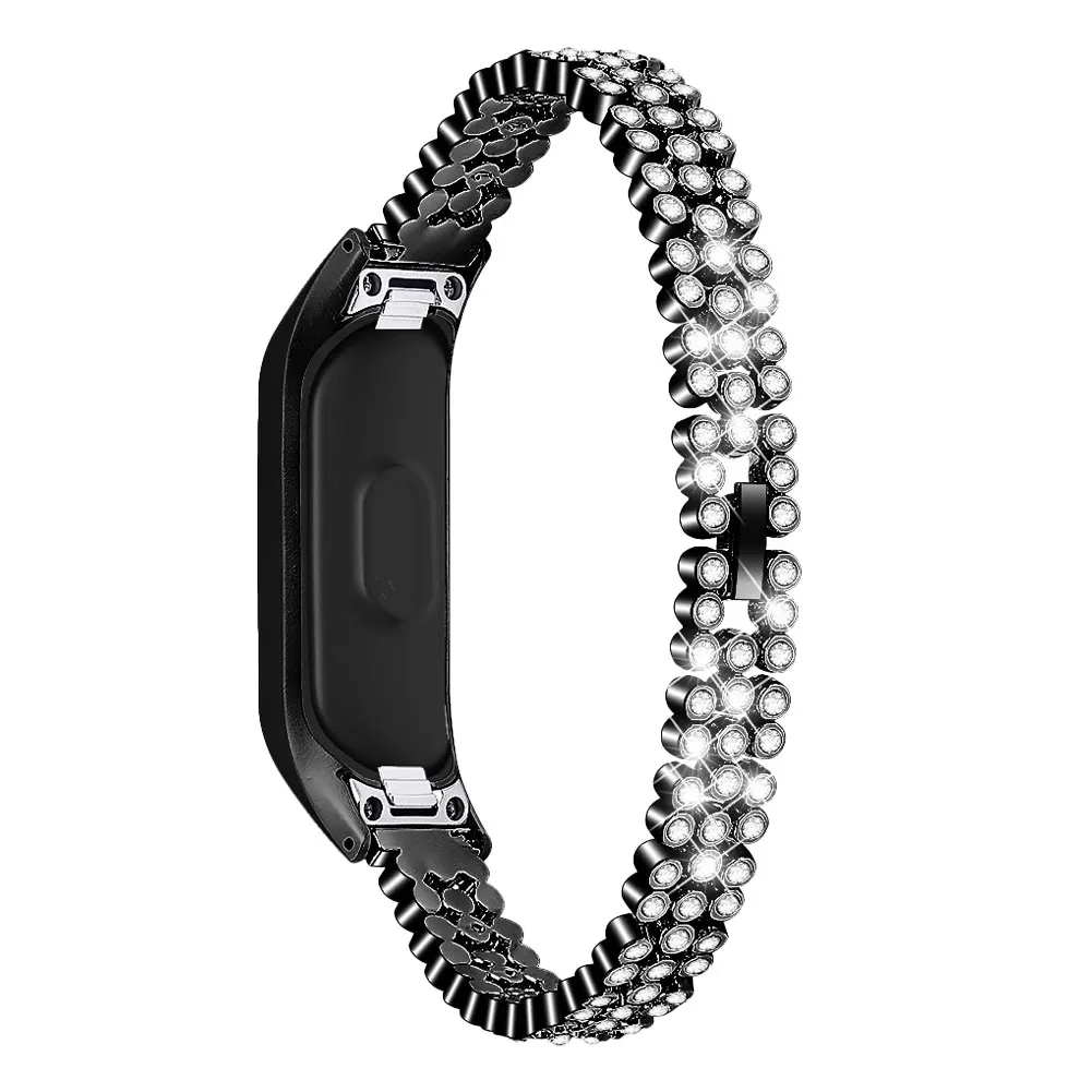 Высококачественный браслет на запястье со стразами для samsung Galaxy fit-e SM-R375 ремешок для часов роскошный браслет из нержавеющей стали