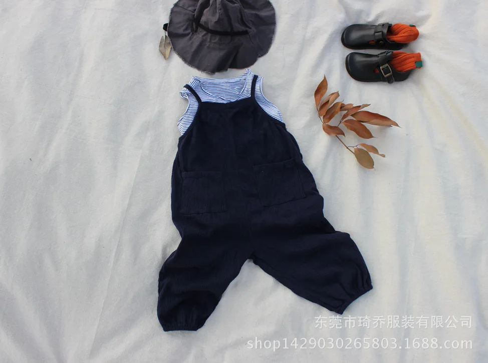 

Forest Map/Forest Map Autumn CHILDREN'S Suspender Trousers han ban Knit Men And Women CHILDREN'S Overalls