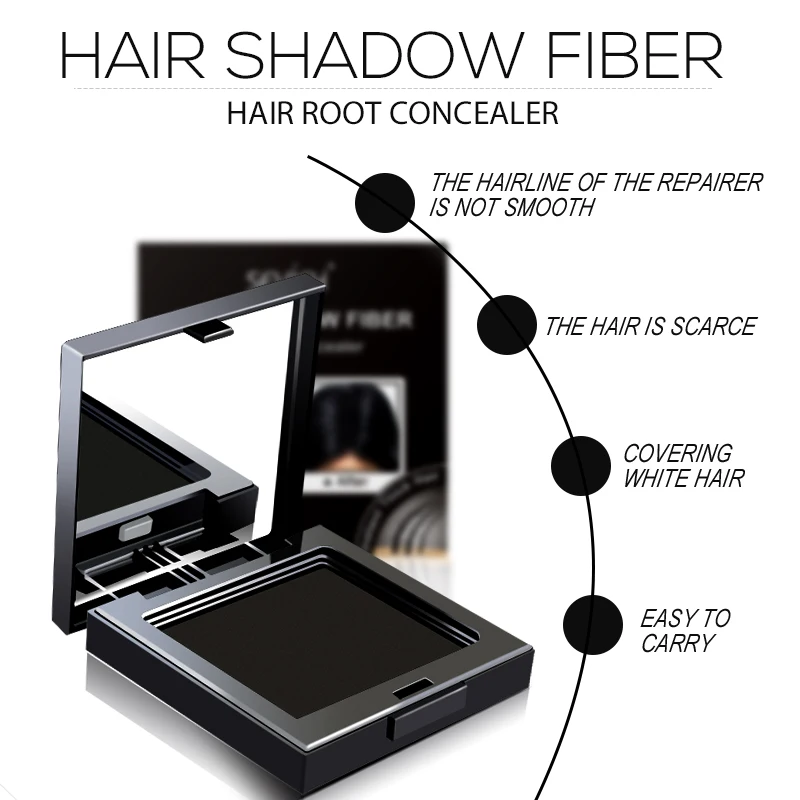Sevich Hair Line powder compact 12g hair building powder hair coloring product