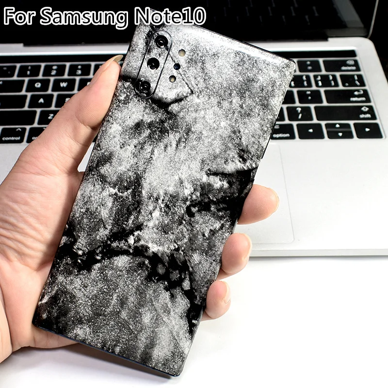 

Marble Grain Sticker Back Film for Samsung S7edge S8 S9 S10E plus Note 8 9 10pro Wrapped Skin Phone Sticker Frosted Color Film