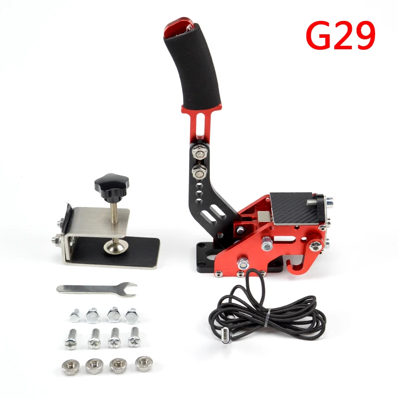 G29 Red Горячие гоночные игры USB Ручной тормоз SIM зажим PC+ PS4 ручной тормоз SIM для гоночных игр G920 G29 G27 с приспособлением экшн-игрушка FANATECOSW - Цвет: G29 Red