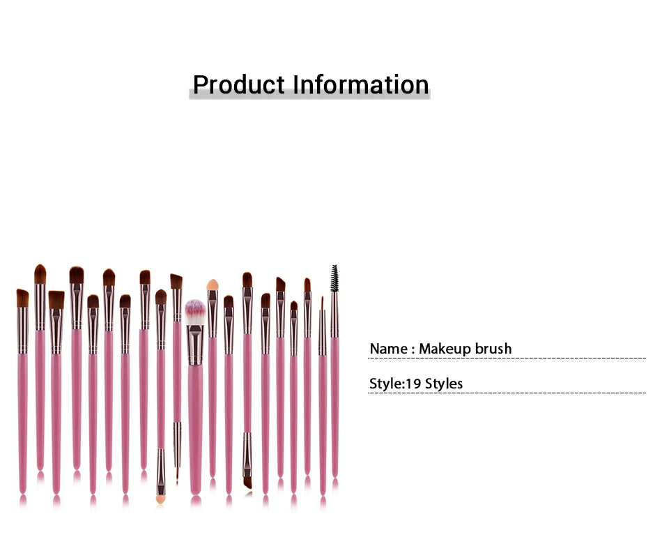 Горячие 20/5 шт. кисти для макияжа Набор теней для век Пудра карандаш для глаз с ресницами, губами на нашем сайте! кисти для макияжа Наборы косметический Красота инструмент