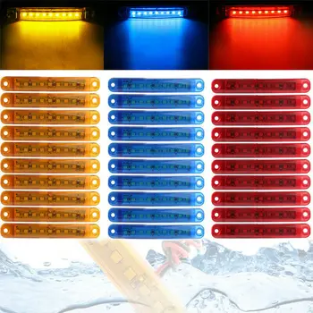 

Truck Side Markers Indicator Light 9 LED Bus Waterproof Dustproof Clearance