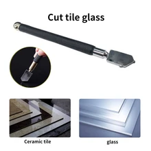 Portable Glass Cutter Oil Feed Glass Knife Diamond Antislip Handle Roller Multifunctional For Ceramic Professional Cutting Tools