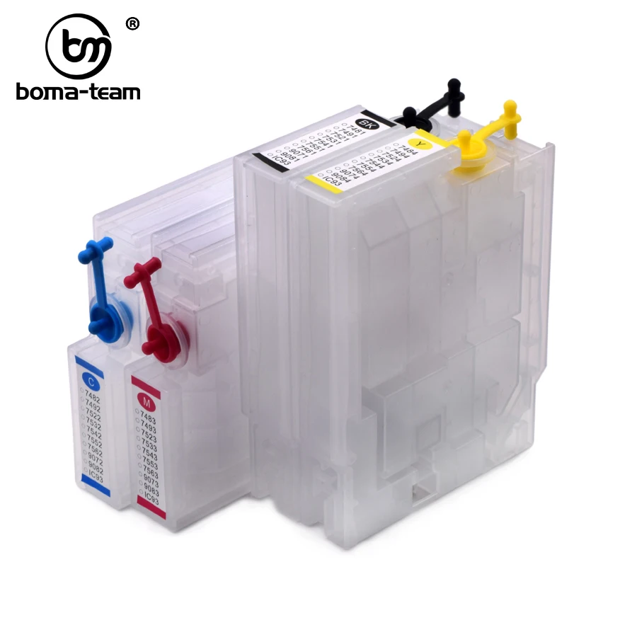 BOMA TEAM Japan IC93 93XL ICBK93L ICC93XL ICM93 ICY93 Заправляемый чернильный картридж с чипом ARC для