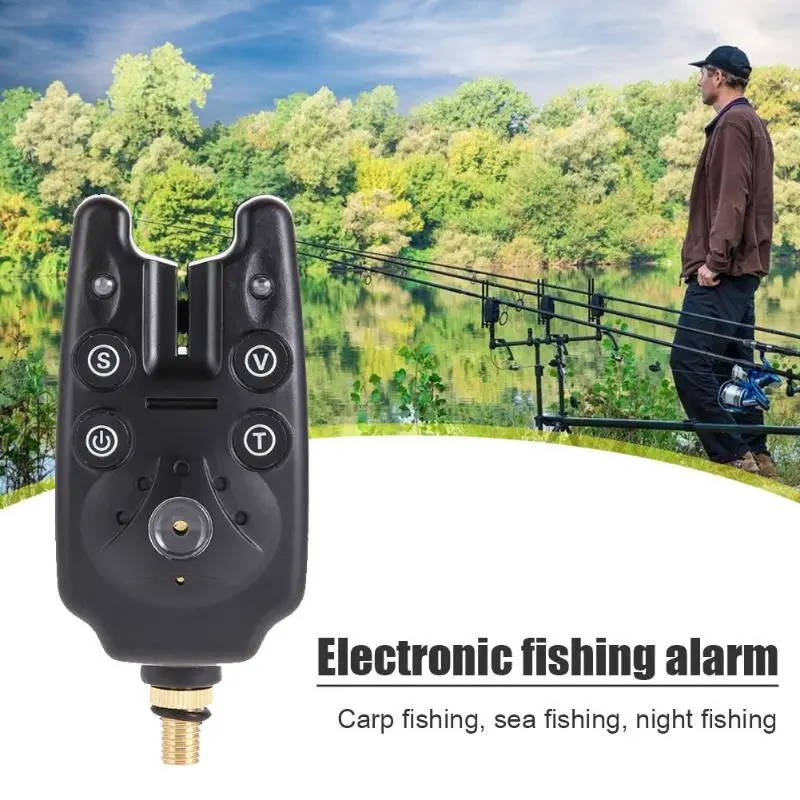 Fishing Bite Alarm+Flash Soft Chain Swinger Hanger Indicator Fishing Tackle