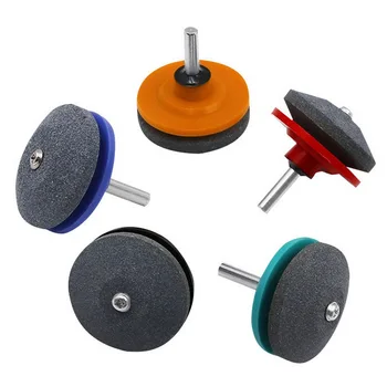 

2PCS Universal Faster Rotary Drill Blade Sharpener for Lawnmower Grinding Tools Garden Tool Parts