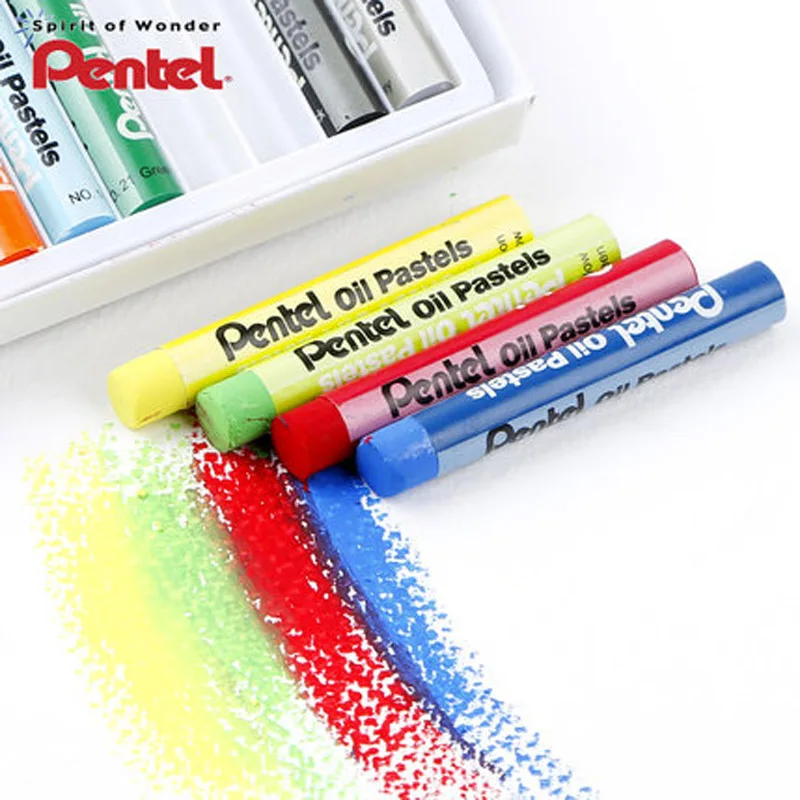 Pentel масляные краски, кисть 12/16/25/36/50 Цвета для смываемых рисунков художественной росписи Набор цветных ручек PHN Non-грязные руки легко Цвет
