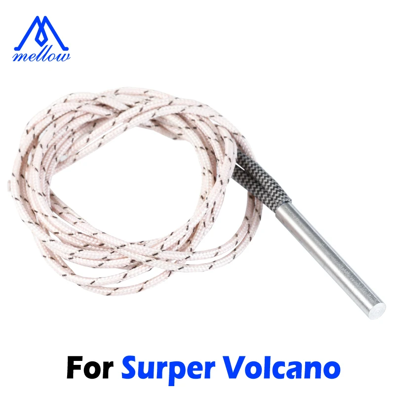 

3D-принтер 6*47,5 мм 80 Вт Super Volcano, тепловой блок, Hotend нагревательный картридж для Ender 3 Voron Bmg экструдер Titan Aero