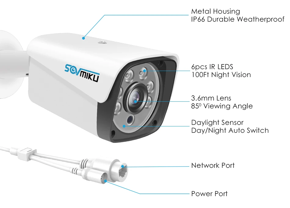 H.265 8CH 3MP POE NVR комплект камеры безопасности Система аудио запись ip-камера Открытый водонепроницаемый CCTV P2P комплект видеонаблюдения