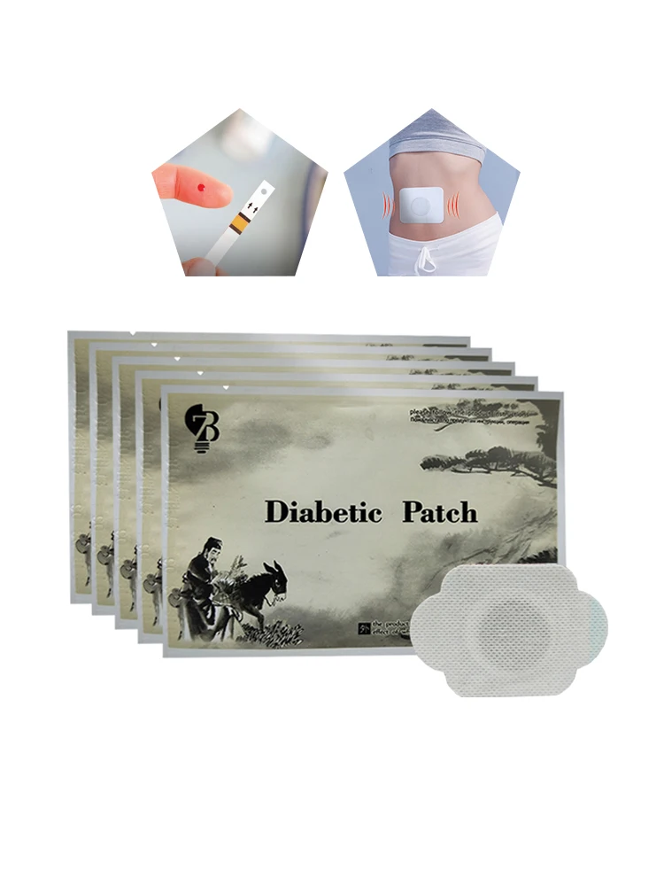 Effective Diabetic Belly Button Patch Stabilizes Blood Sugar Balance Glucose Content Natural Herbs Diabetes Plasters Health Care