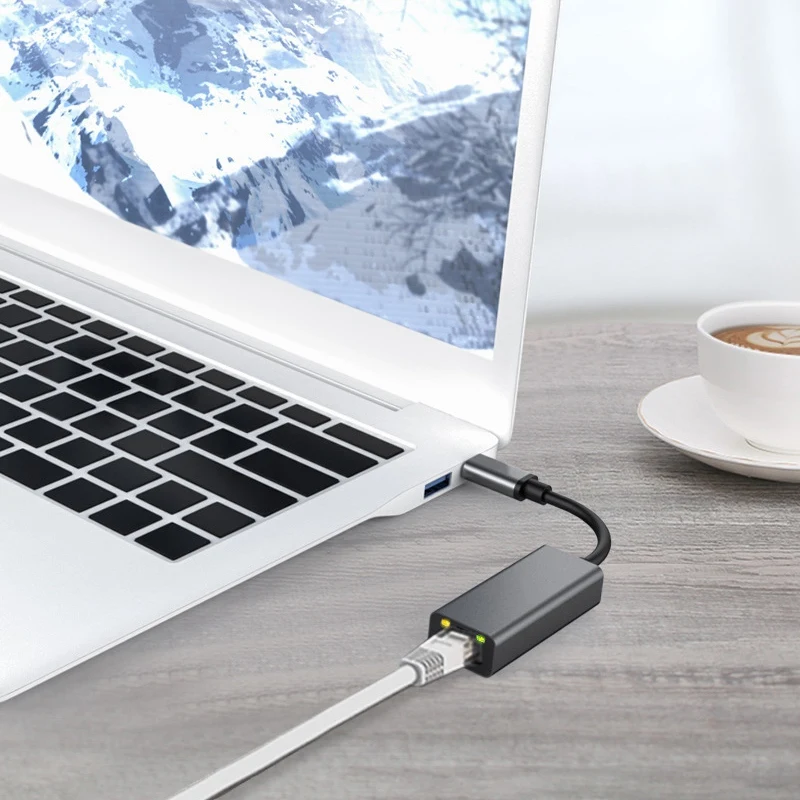 Адаптер Ethernet типа C для 10/100/1000M RJ45 Lan адаптер для MacBook type C сетевая карта USB Ethernet