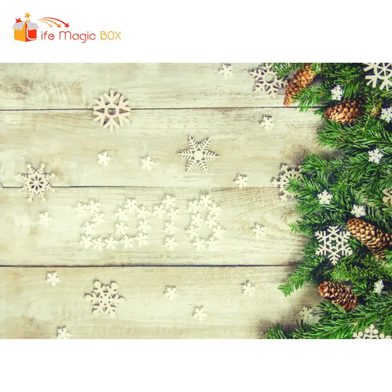 

LIFE MAGIC BOX Photography Backdrops Snowflakes Hazelnut Tree Toy Story Backdrop Christmas Background