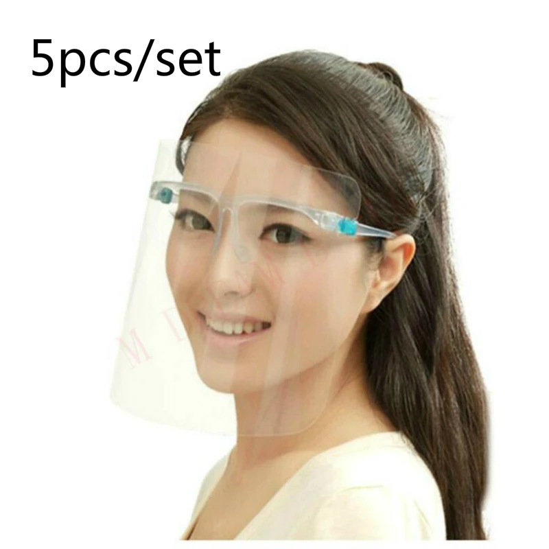 

Transparent Oil Splash Proof Face Shield Dust-proof Mask Kitchen Respirator Prevent Damage Eyes Anti-saliva Face shield