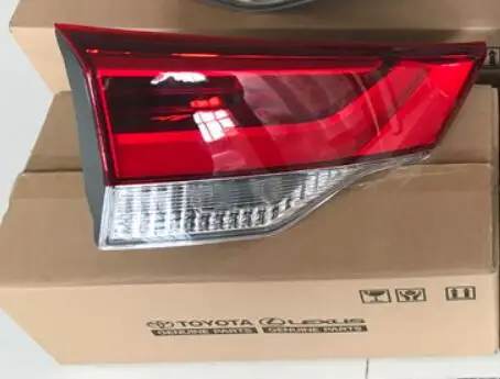 1pcs Left inner 1 шт.~ /2018y задний фонарь для Toyota highlander задний фонарь KLUGER автомобильные аксессуары светодиодный DRL Taillamp для highlander противотуманные фары - Цвет: 1pcs Left inner