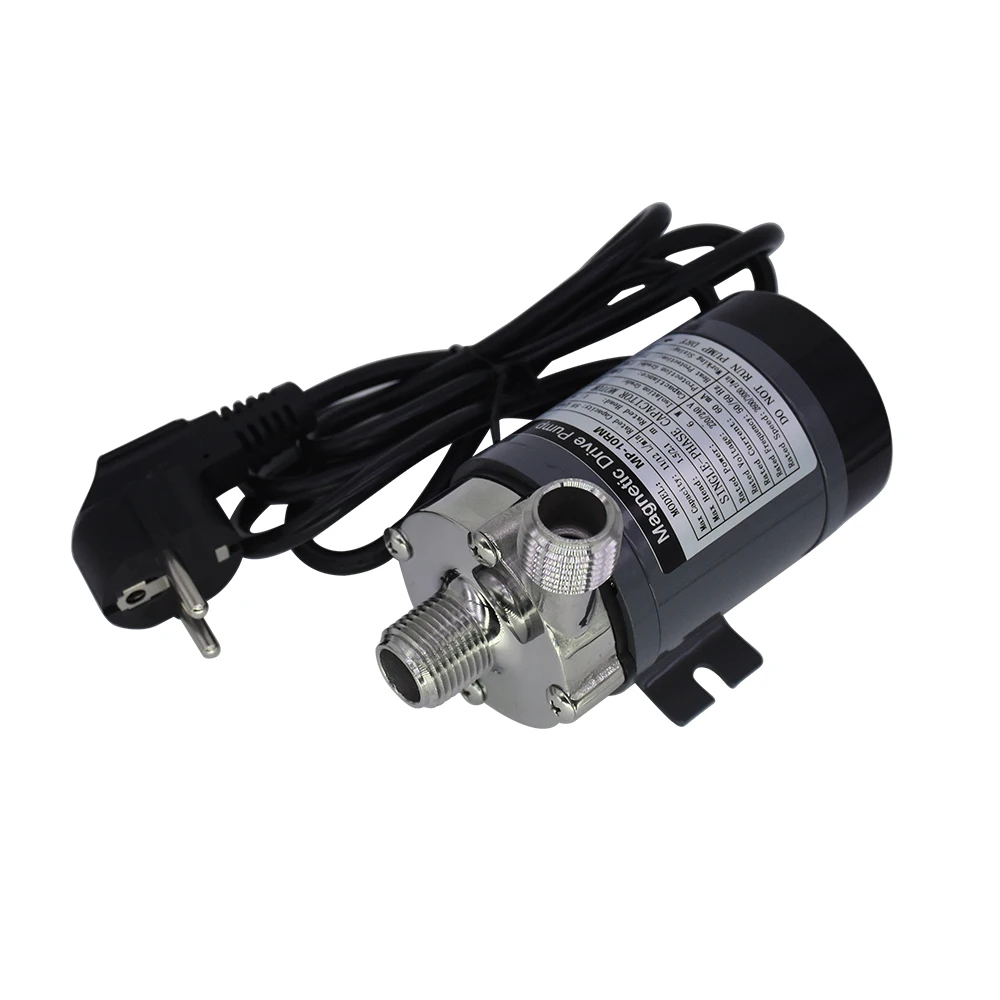 Casa Bomba de Fermentação Mp10rm Bombas de Água Magnética Wort Cerveja Transporte Bebida Máquina 304 Cabeça Aço Inoxidável Cervejaria