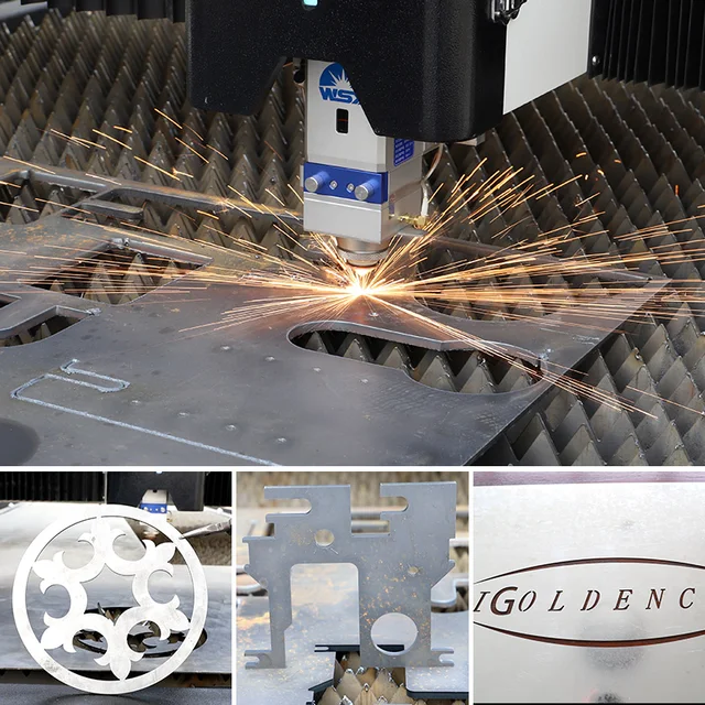 Professional Manufacture Supply Fiber Cutter Laser Iron Sheet Metal Cutting Machine for Sale
