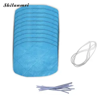 

10pcs/50pcs Disposable Meltblown Cloth + Elastic Rope Breathing Pm2.5 Filter Diy 3ply Mask Material Package Protective Mask