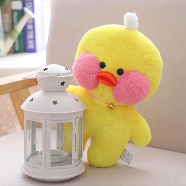 Kawaii lalafanfan Duck with Glasses net Red Duckling Plush Toy Animal Doll Stuffed Toys Holiday & Birthday Gift 3