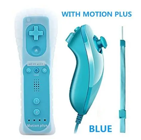 2 In1 Bluetooth-compatible Controller For Wii/Wii U Console Motion Plus Gamepad For Nin Tend Bluetooth Remote Controller For Wii 