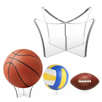 

Acrylic Ball Rack Display Rack Bowling Football Rack Bracket Basketball Football Rugby Transparent Acrylic Ball Bracket