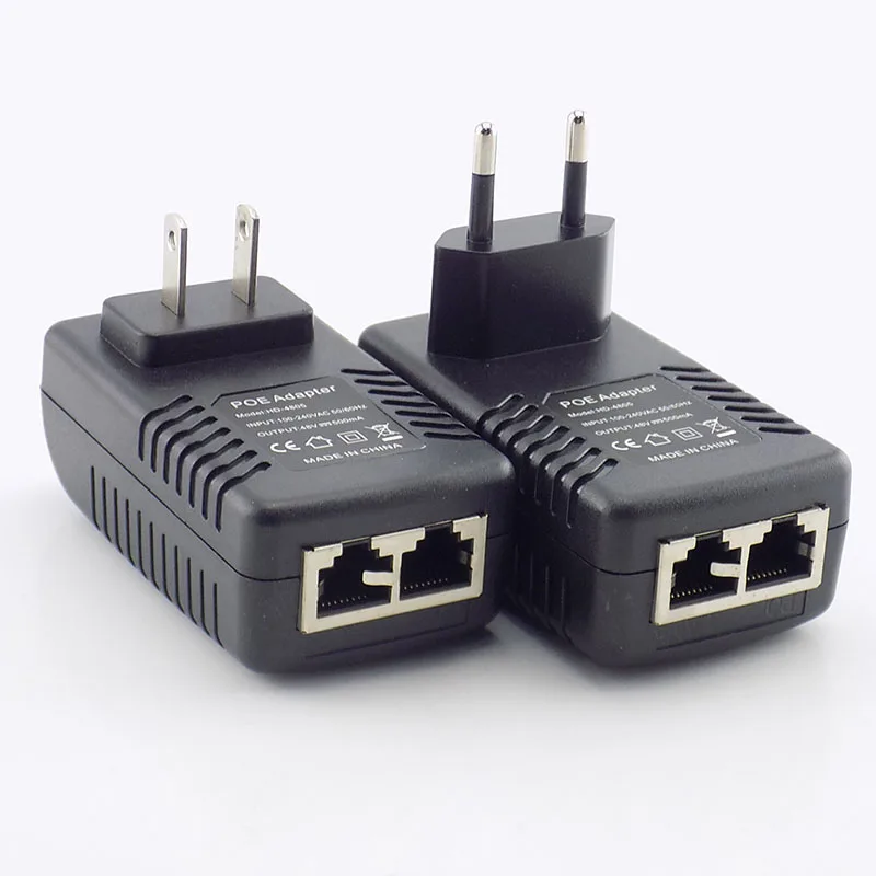 DC 48 В 0.5A 24 Вт Poe блок питания адаптер-форсунка переключатель Poe для ip-камеры WiFi Poe инжектор зарядное устройство с вилкой США/ЕС штекер N11