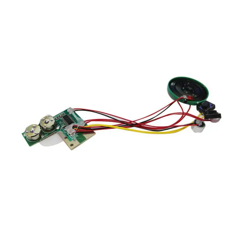 

Sound Recordable Module Adult Kid Voice Talk Chip Musical Christmas Gift For Greeting Card With speaker microphone and button