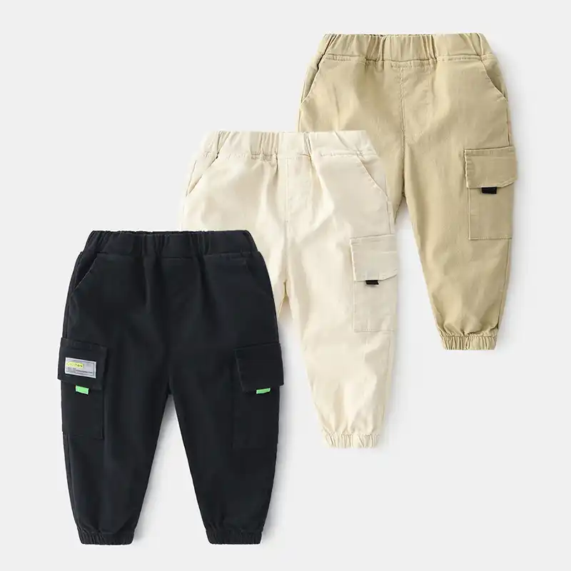 baby boy slim fit joggers