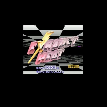 

Exhaust Heat NTSC Version 16 Bit 46 Pin Big Gray Game Card For USA Game Players