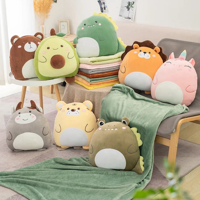 Soft Toys Animal Pillows, Animal Pillow Blanket