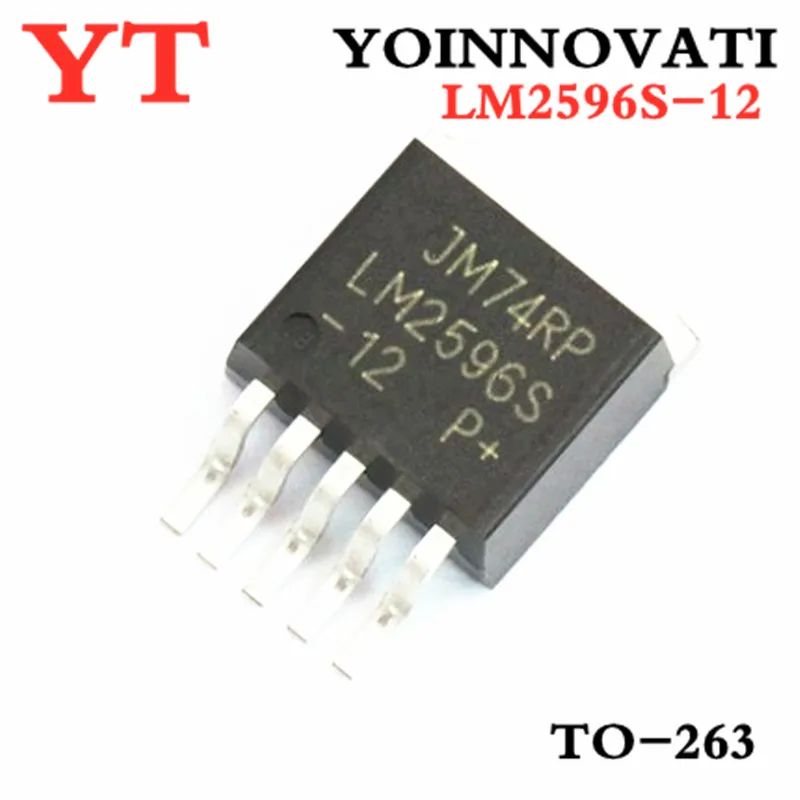 10 шт. интегральная схема LM2596S-12 LM2596S LM2596 от-12 до-263-5 | Электронные компоненты и