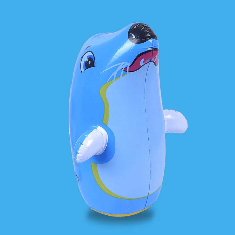 Children &amp#39s Toy Small Gift Hot Sale 35cm Shark Penguin Elephant Dinosaur Inflatable Cartoon Animal Tumbler Balloon | Дом и сад