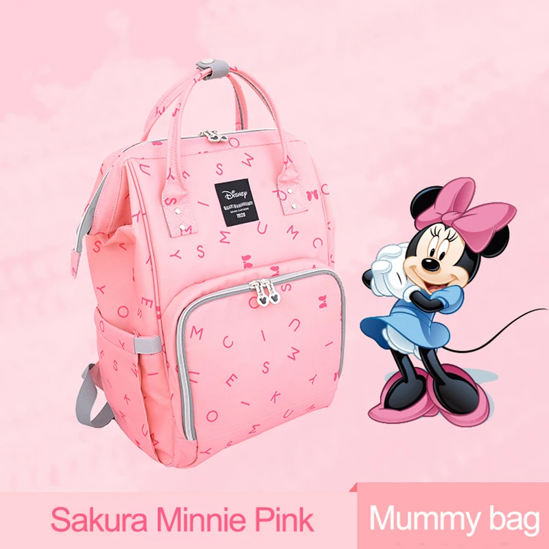 Disney новая сумка для подгузников рюкзак большой емкости водонепроницаемый Набор сумок для подгузников Мумия дорожный рюкзак для беременных кормящих сумки - Цвет: 2