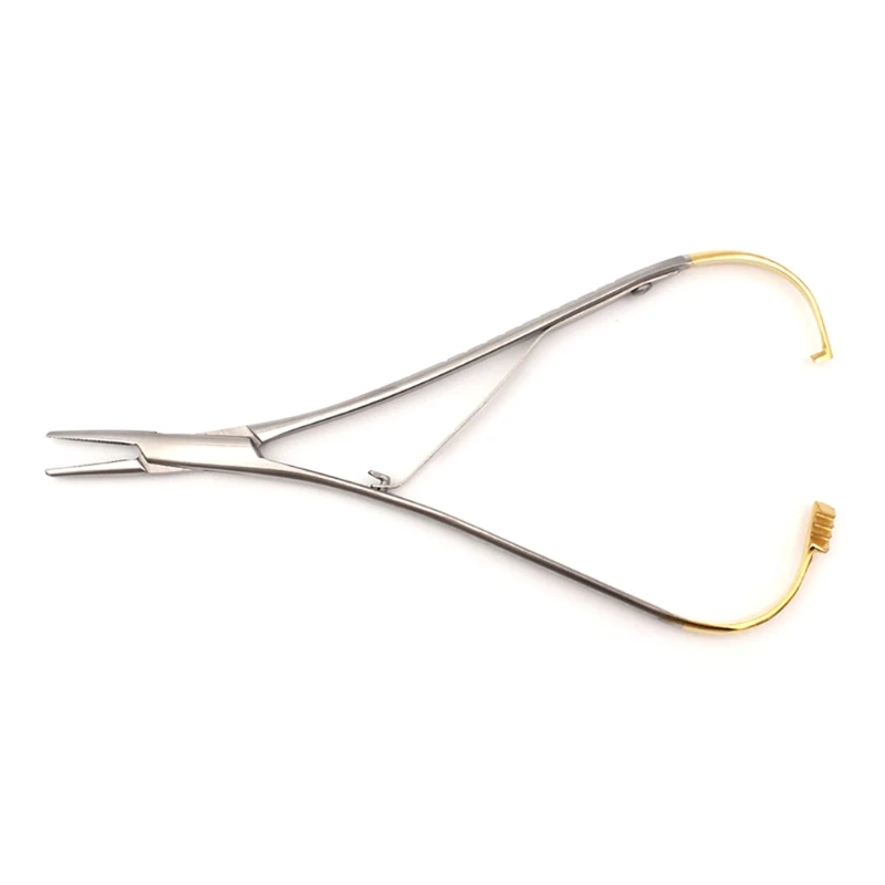 50LD Needle Holder Fine Quality Surgical Instruments Dental Orthodontic Mathieu Needle Holder Tip TC Premium Dental Tools