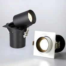 Zerouno, высокое качество, прожекторы для торговых центров, светодиодные точечные светильники для комнаты, cob, 220 В, 7 Вт, 12 Вт, кухонная лампа для спальни, гостиной, освещение, регулируемое