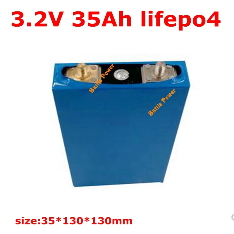 Lifepo4 аккумулятор 35ah 3 2 v перезаряжаемый Lifepo4/High Drain 70A для аккумуляторной батареи Diy