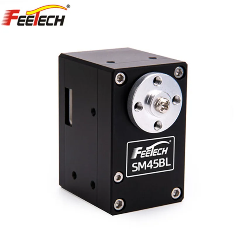 Feetech SM45BL 45 кг Магнитный код RS485 двойной вал с кронштейном Modbus RTU бесщеточный сервопривод последовательной шины 24 В для Diy бионического робота