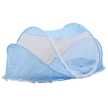 Детская складная москитная сетка с подушкой для сна, кровати от комаров с крышкой