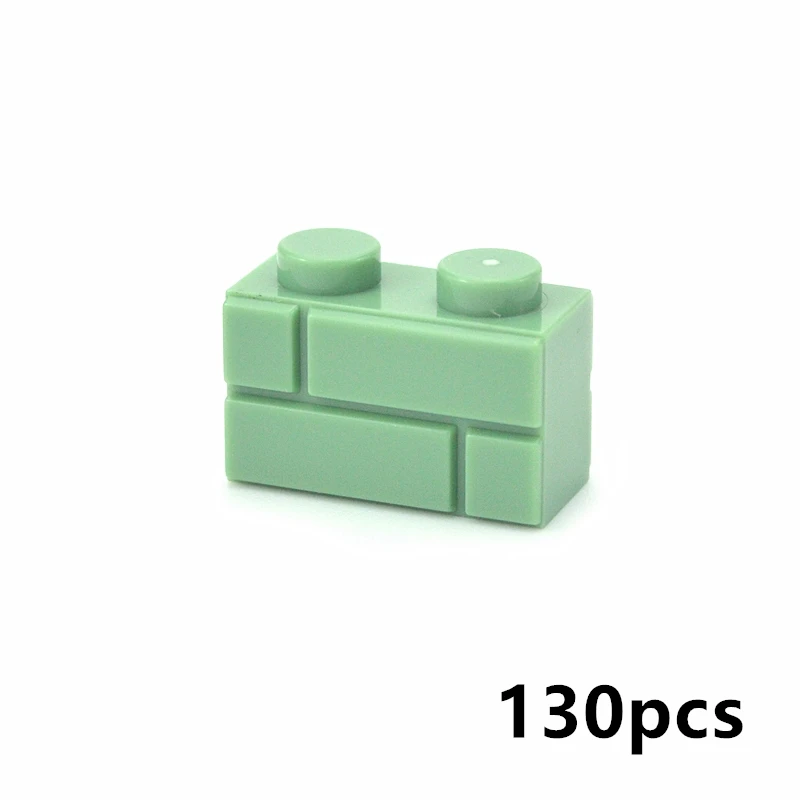 Military MOC Parts Building Blocks Thick Wall Classic Bricks City Accessories Sandbags Stairs Ladders DIY Fence 98283 15533 6020 26