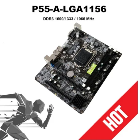 

Intel P55 6 Channel Mainboard DDR3 Motherboard High Performance Desktop Computer Main board CPU Interface LGA 1156