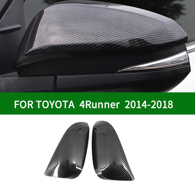 

For TOYOTA 4Runner TRD Pro Road Premium 2014-2018 car Rearview mirror cover trim, carbon fibre Side Turn Signal Mirror Covers